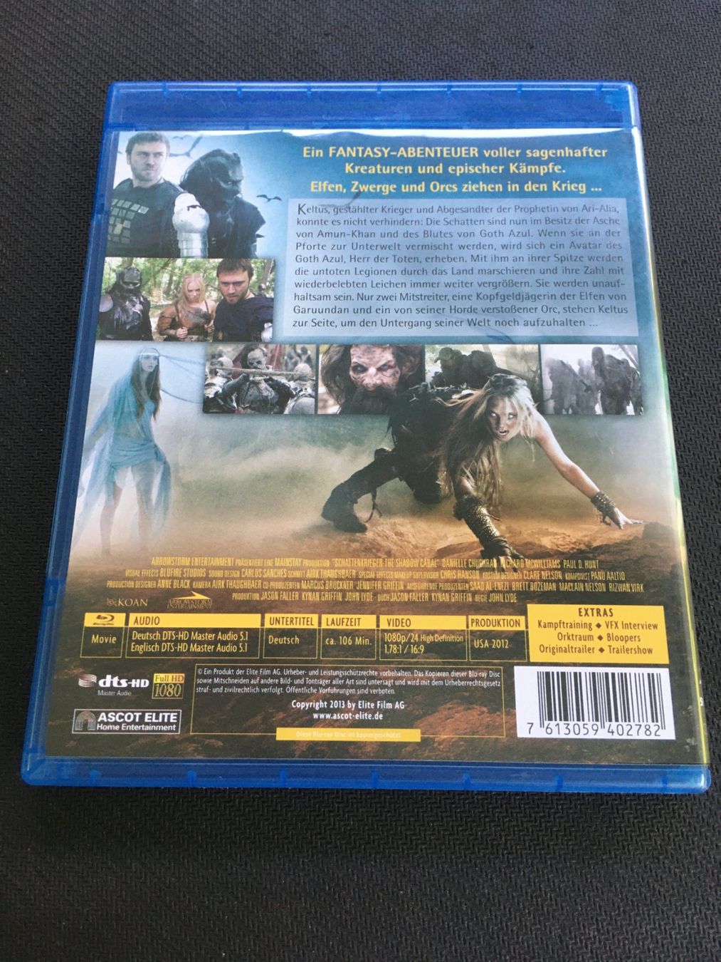 Tous les DVDs: Schattenkrieger [Blu-ray] – D'occasion à St.Gallen par MedienJoe 1