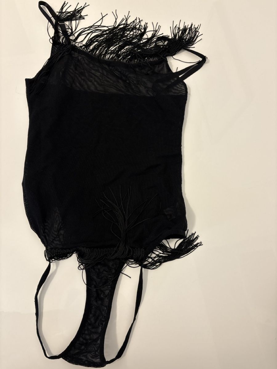 Altra biancheria intima: Schwarzer Body mit Fransen, Grösse S, Dessou – Usato da St. Gallen venduto da Mit_Preisvorschlag