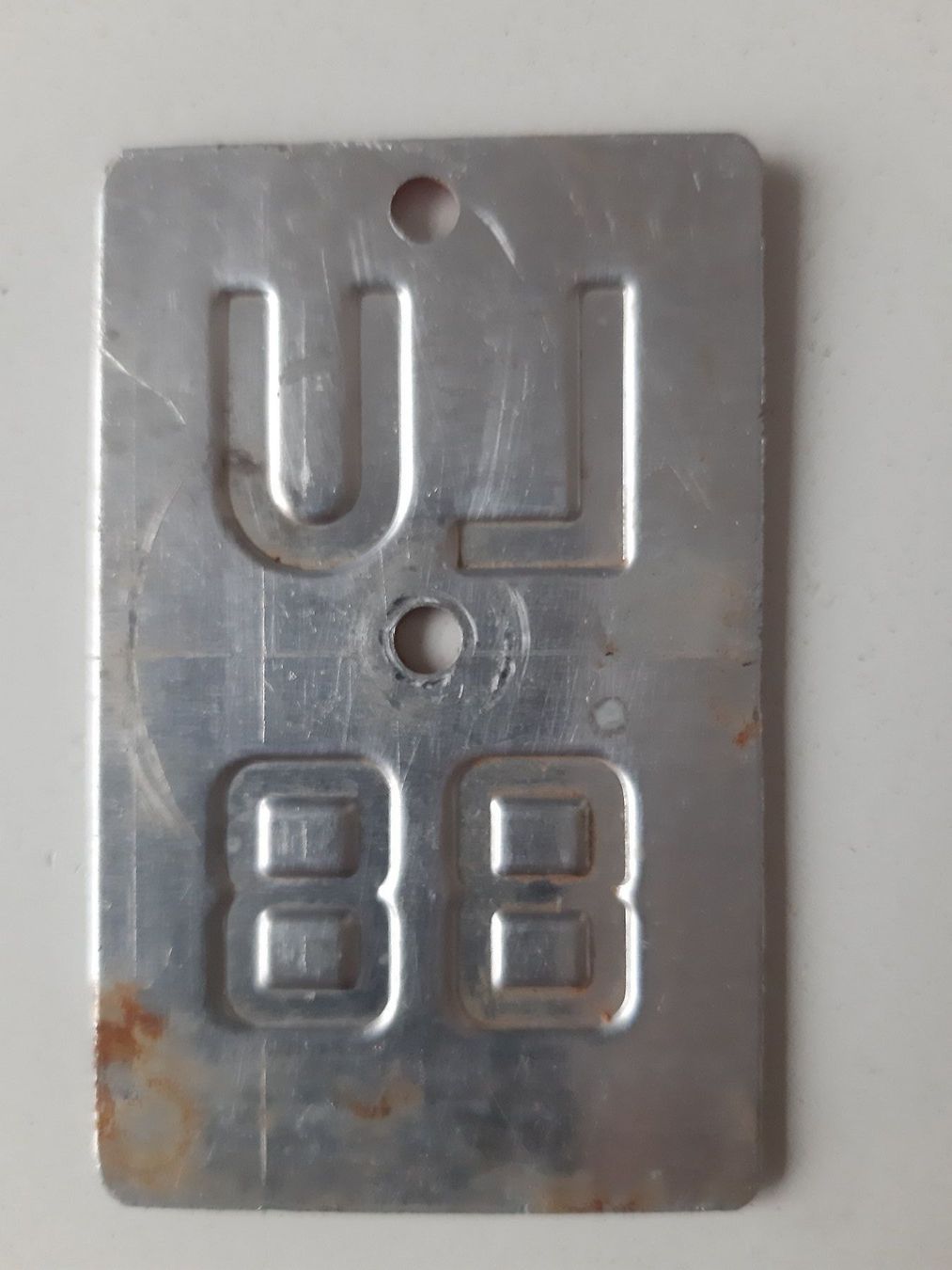 Sachs Insegne: Velonummer LU 88 plaque Velo – Usato da Schenkon venduto da Uhu007 1