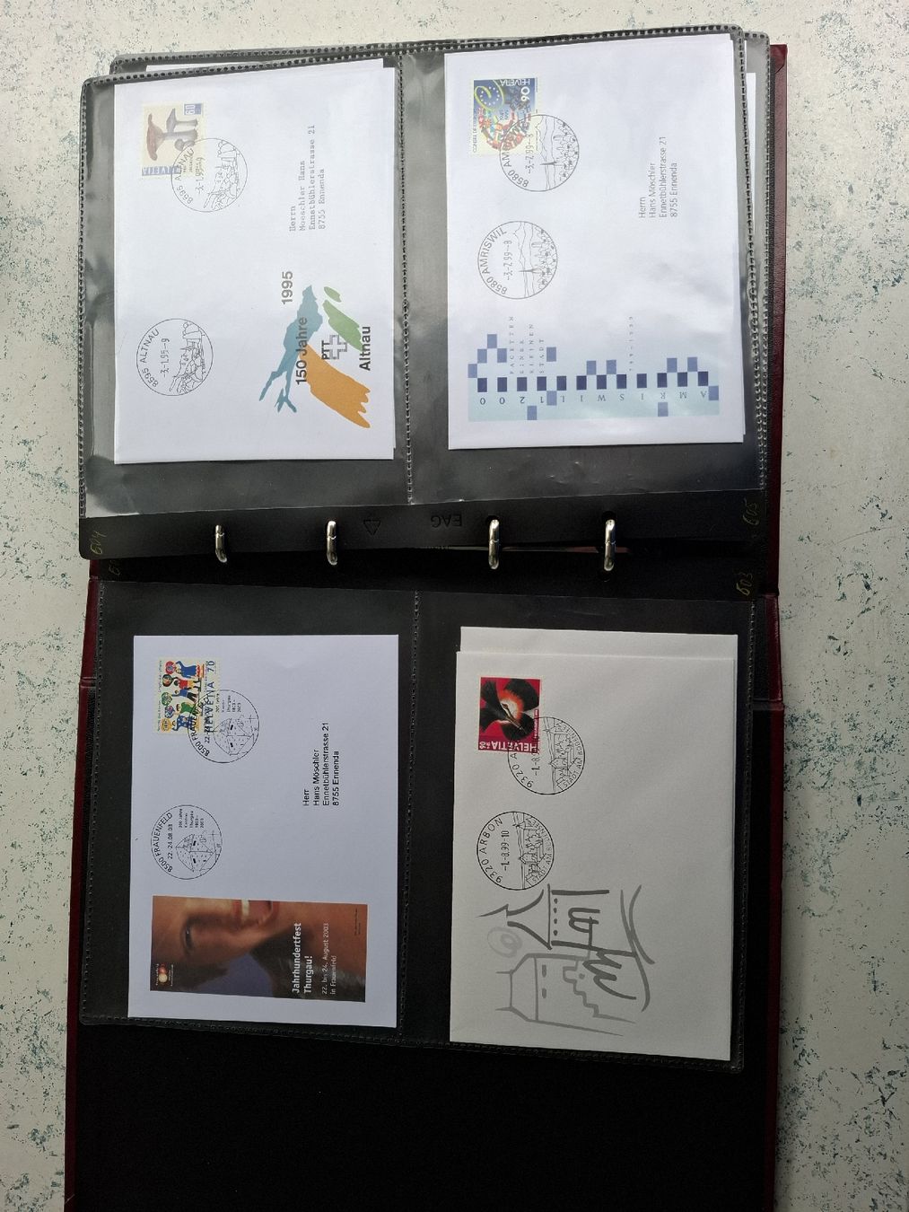 Tutti i francobolli: Briefe Sonder/Werbestempel Kt.Thurgau – Usato da Glarus venduto da Strubeli0 1