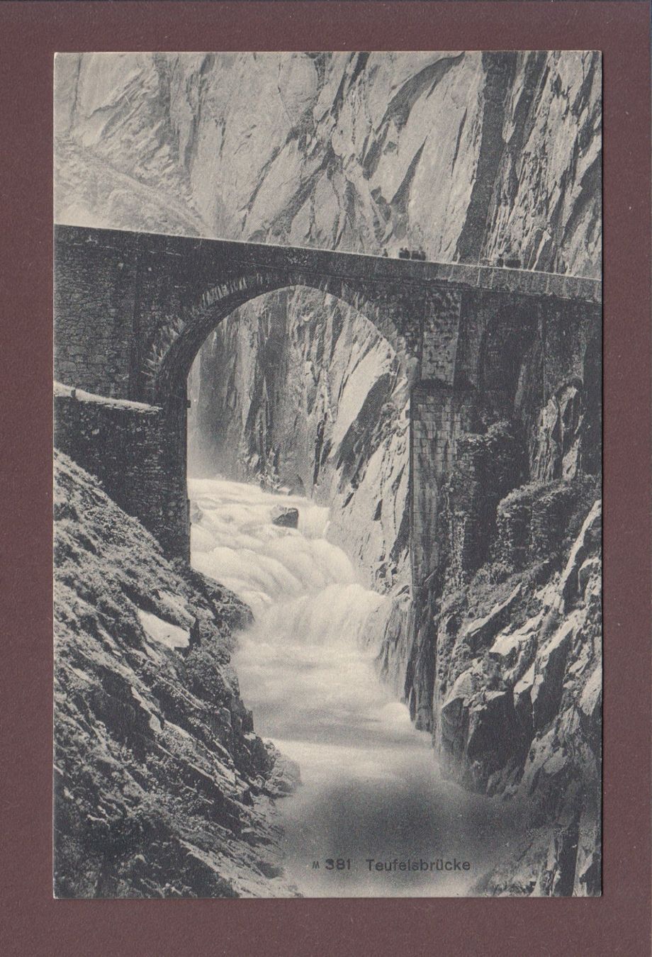 Cartoline postali: TEUFELSBRÜCKE – Usato da Pully venduto da nicecards