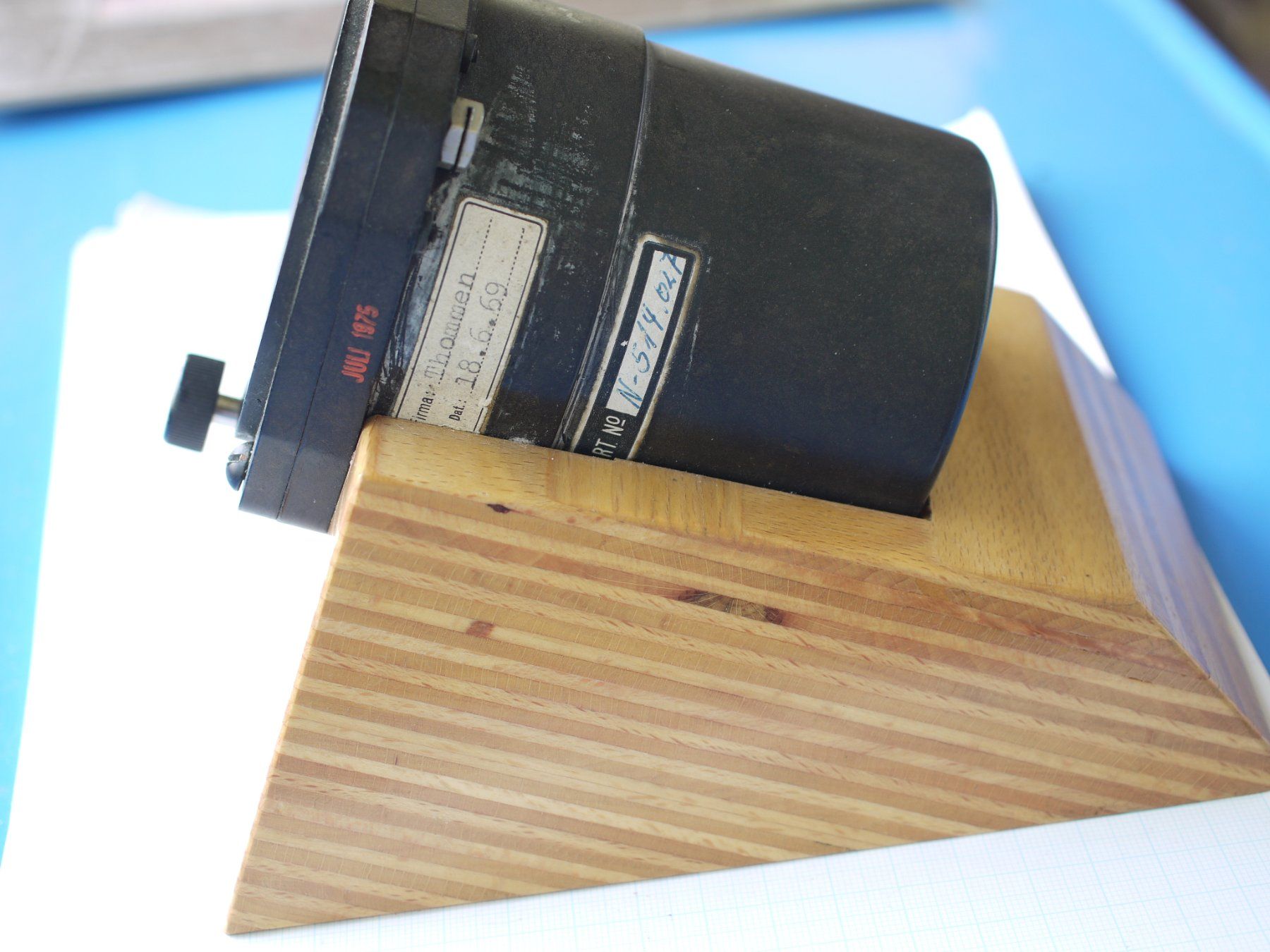 Revue Thommen Misurare: Revue Thommen Luftfahrt Höhenmesser Cockpit-Messgerät mit mb – Usato da Gross venduto da Retro20 3