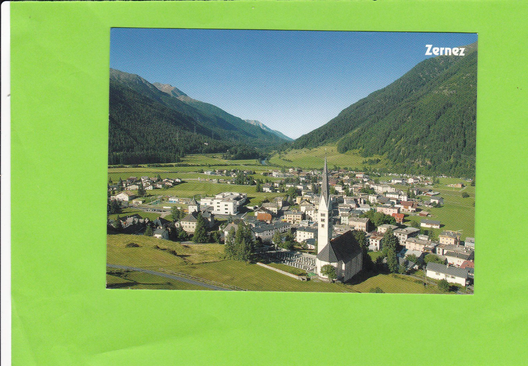 Ansichtskarten: Zernez – Gebraucht aus St. Peterzell von neckertal