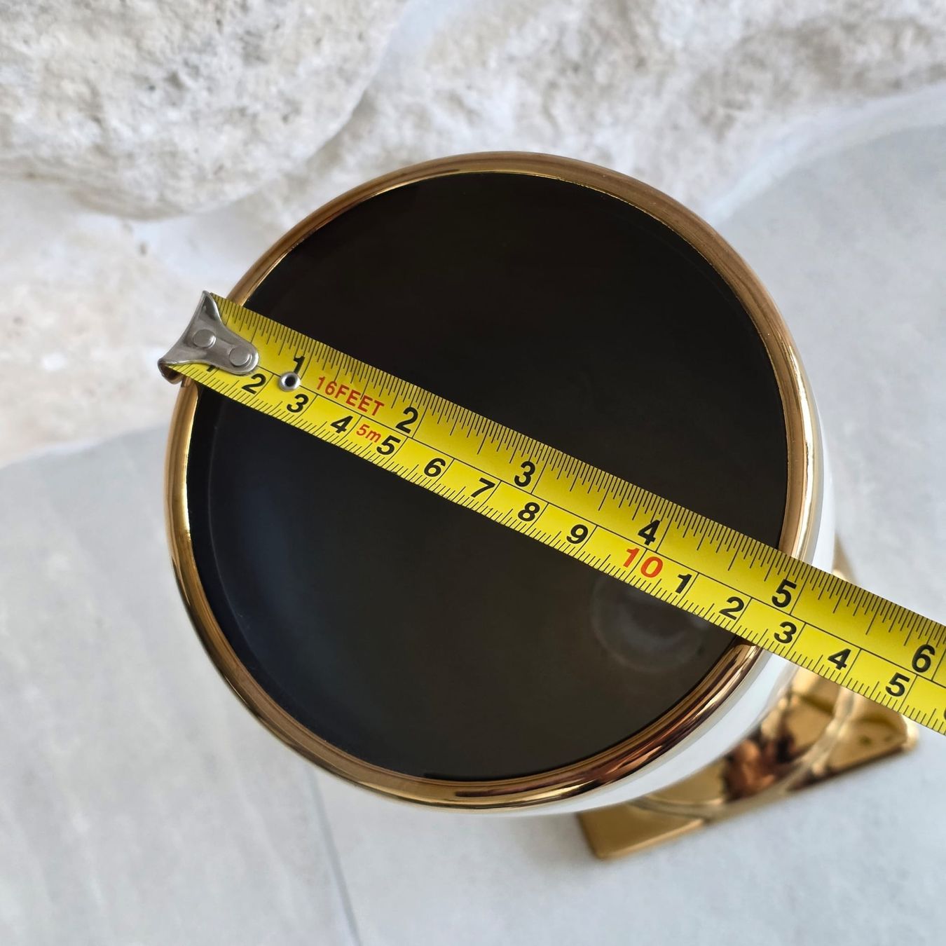 Vasi & Recipienti: Vase weiss Gold Keramik – Nuovo (secondo la descrizione) da Rheinsulz venduto da Dred 5