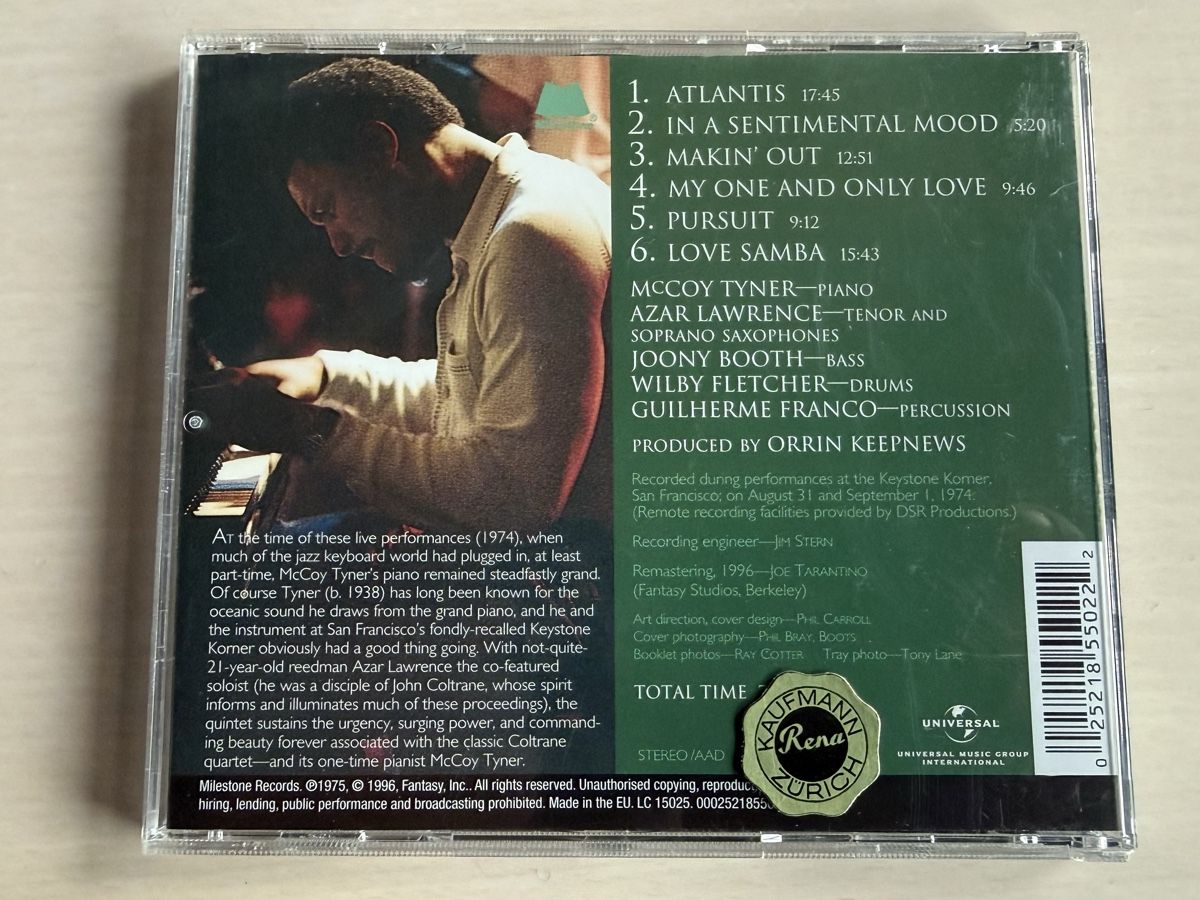CD: McCoy Tyner Atlantis CD – Usato da Oberried Brienz venduto da Chyara 1