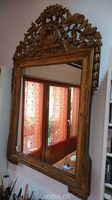 miroir ancien, époque Louis Philippe, avec dorures