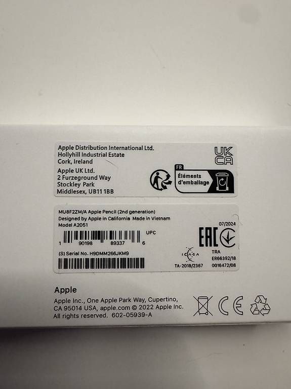 Penna & Evidenziatori: Apple Pencil 2nd Generation – Nuovo e nell'imballaggio originale da Rümlang venduto da des_qg77 1