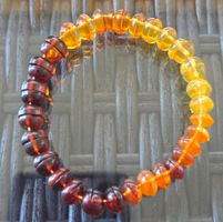 🧡 Bernstein Armband im Kaffeebohnen-Look