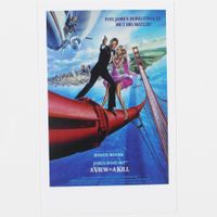 Postkarte James Bond 007 Poster Artwork USA 1985