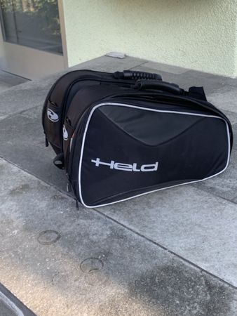 Held Satteltaschen Motorrad schwarz guter Zustand