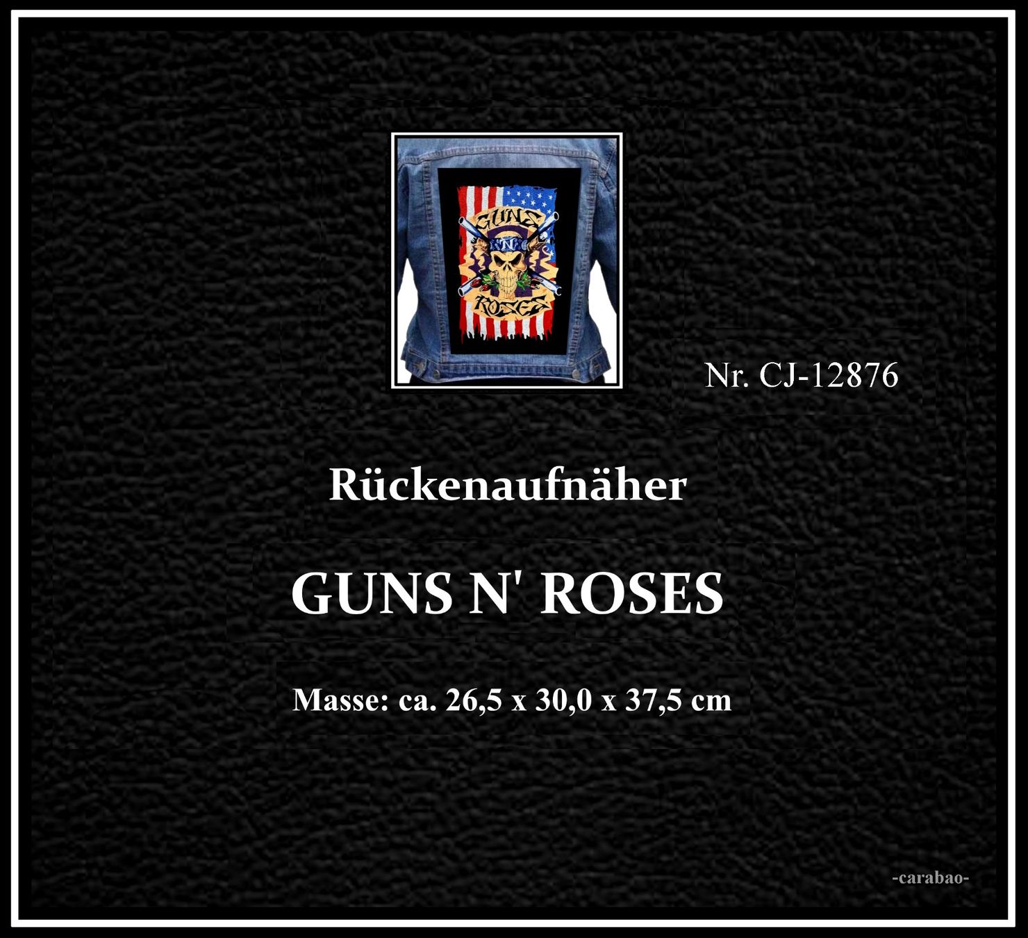 Toppe: Rücken-Aufnäher Guns N' Roses / Original Back Patch – Nuovo (secondo la descrizione) da Winterthur venduto da --carabao-- 5