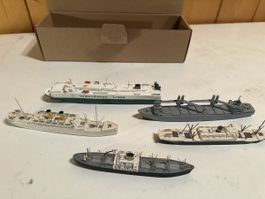 5 stk model Schiffen