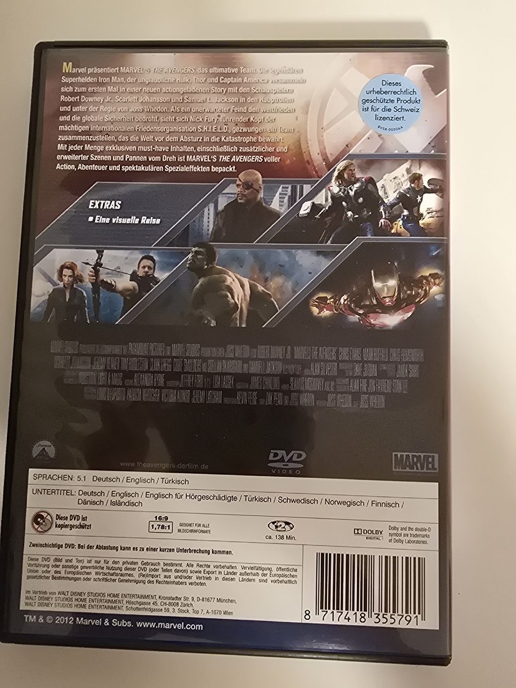 Tutti i DVDs: DVD - Avengers – Usato da Regensdorf venduto da isatoby9591 1