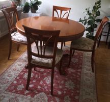 Tisch und 4 Stühle  Marke Viadurini ital. Kirschbaum, 120 cm