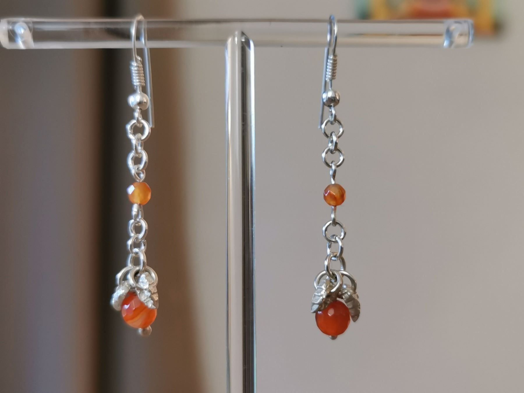 Orecchini pendenti & Orecchini a lobo: Boucles d'oreilles Ag 925 et Agates – Nuovo (secondo la descrizione) da Veyrier venduto da Leilazizou 2