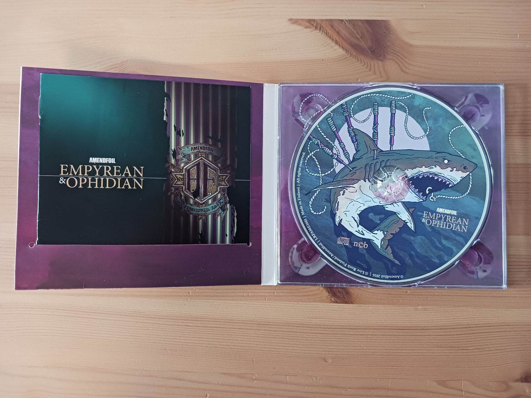 CD: Amendfoil - Empyrean & Ophidian, CD – Usato da St. Gallen venduto da KCC 3