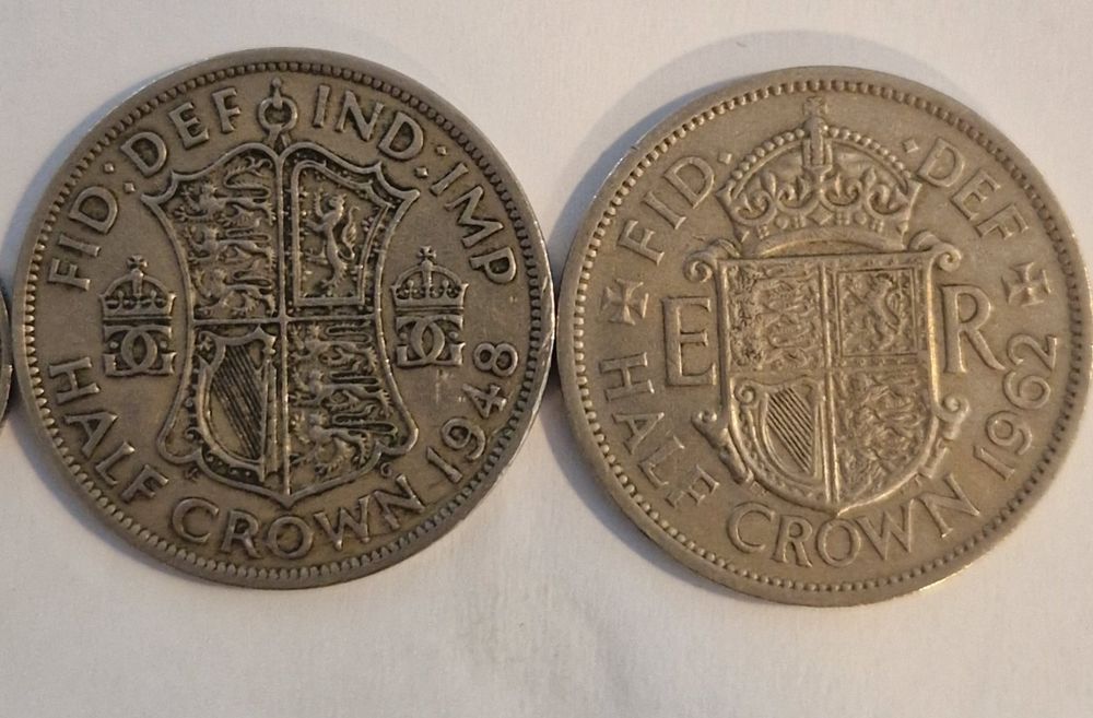 Britische Alte Münze 1652–1952 – Versilbert, Sammlerstück Aus Messing, Weltmünze Als Geschenk