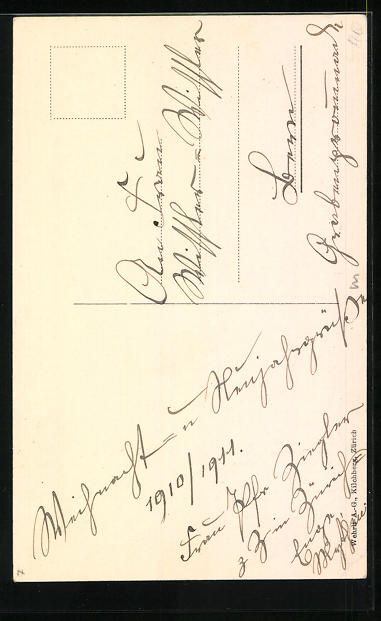 Cartoline postali: Kilchberg, Teilansicht mit Kirche, Gedic – Usato da Berlin venduto da bartko-reher 1