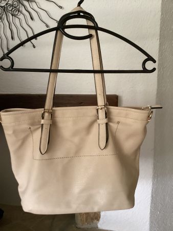 Damen-Handtasche gross, beige, selten benutzt /LETZTE CHANCE