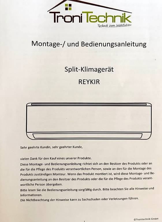 Condizionatori: Split-Klimagerät – Nuovo (secondo la descrizione) da Zuchwil venduto da Clamase 1