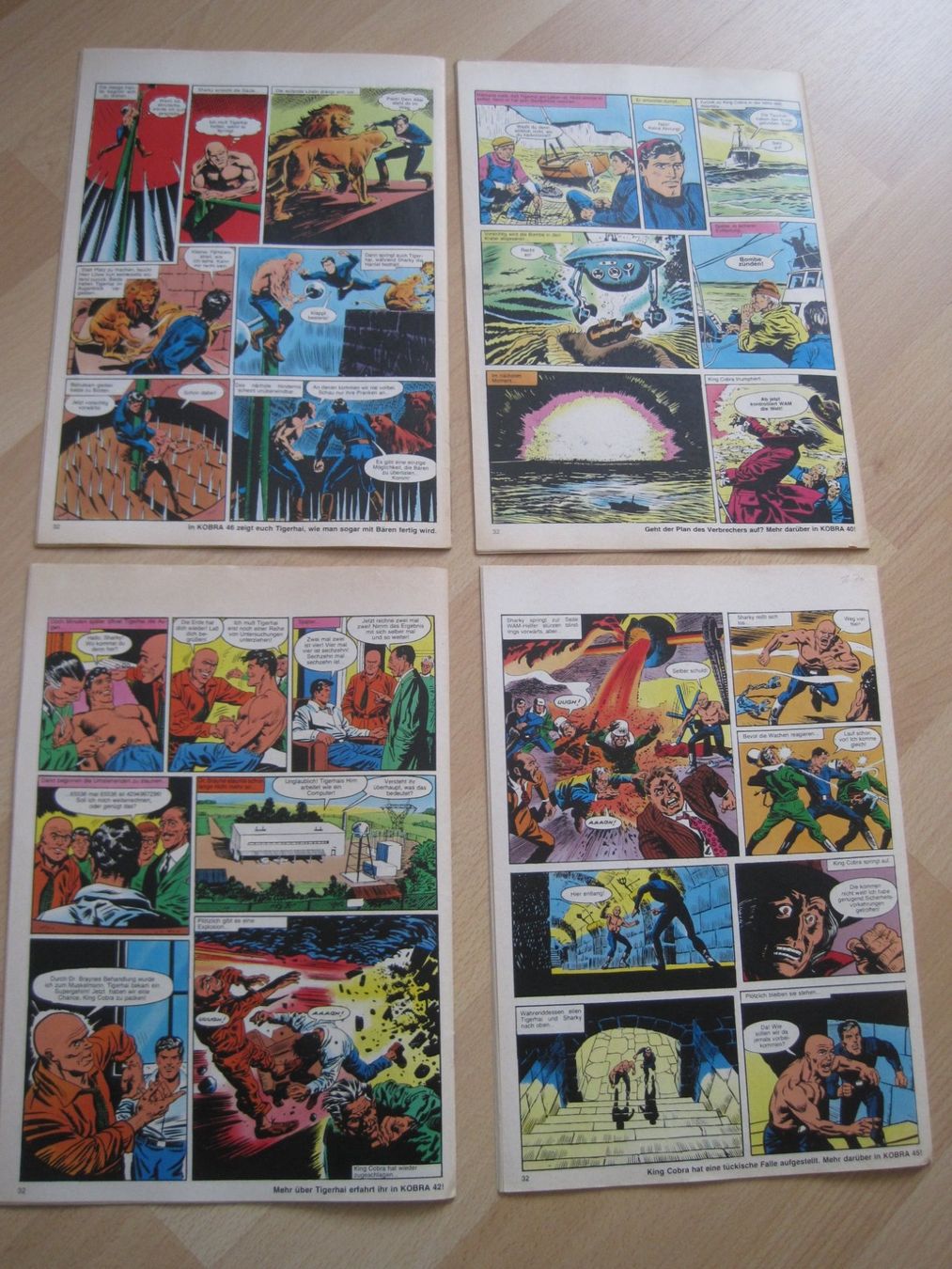 Fumetti: KOBRA Eiserne Hand Trigan Archie  1976 Comic LOT C – Usato da Gossau SG venduto da Noryflory 2