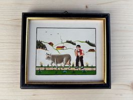 sehr schöne Appenzeller Bauernmalerei von Alfred Fischli