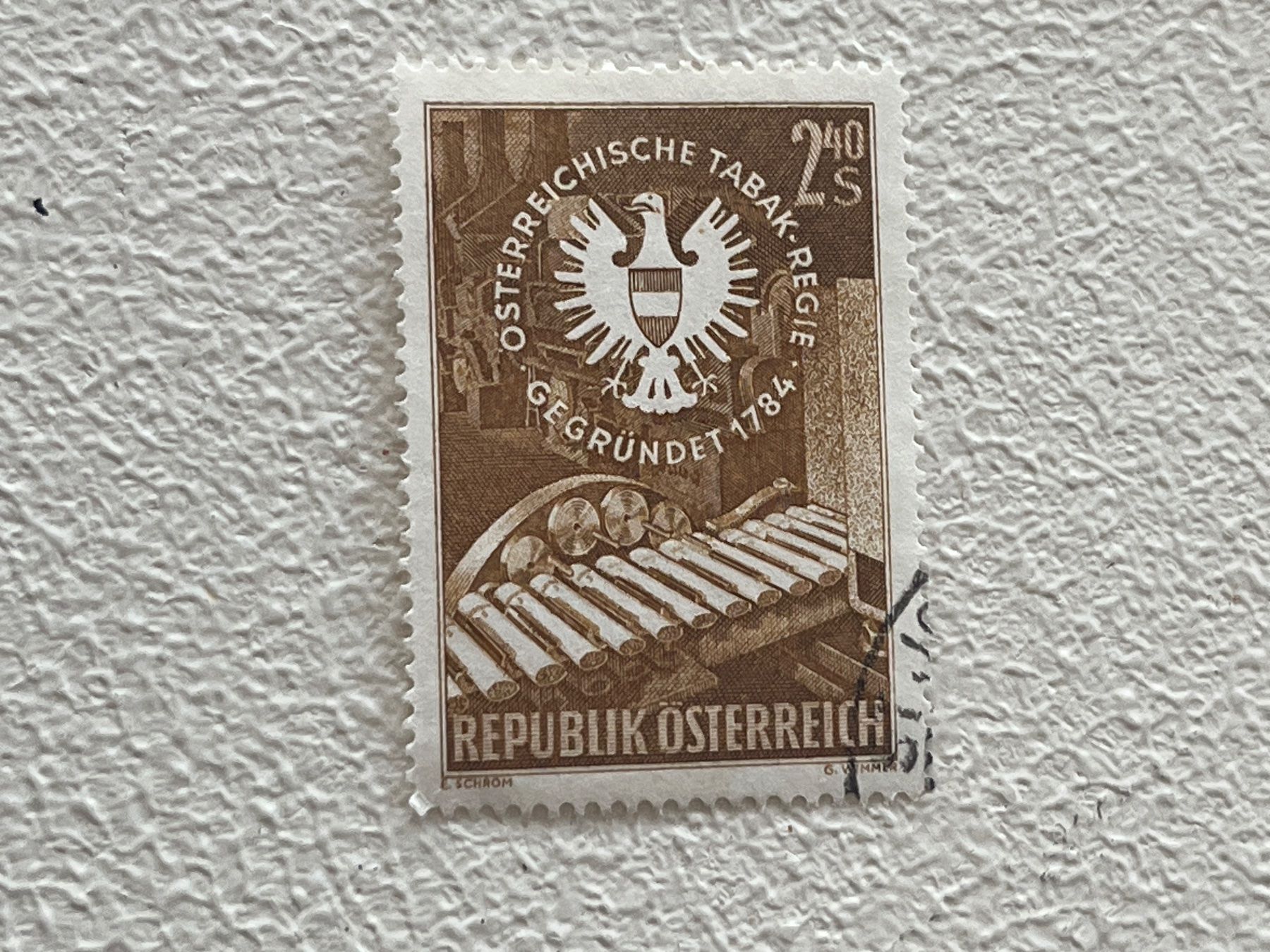 Alle Briefmarken: Österreich Briefmarke – Gebraucht aus Chiasso von AzenYa