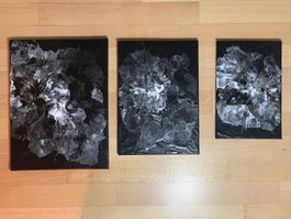 Leinwand in Acryl gemalt neu (Trio)