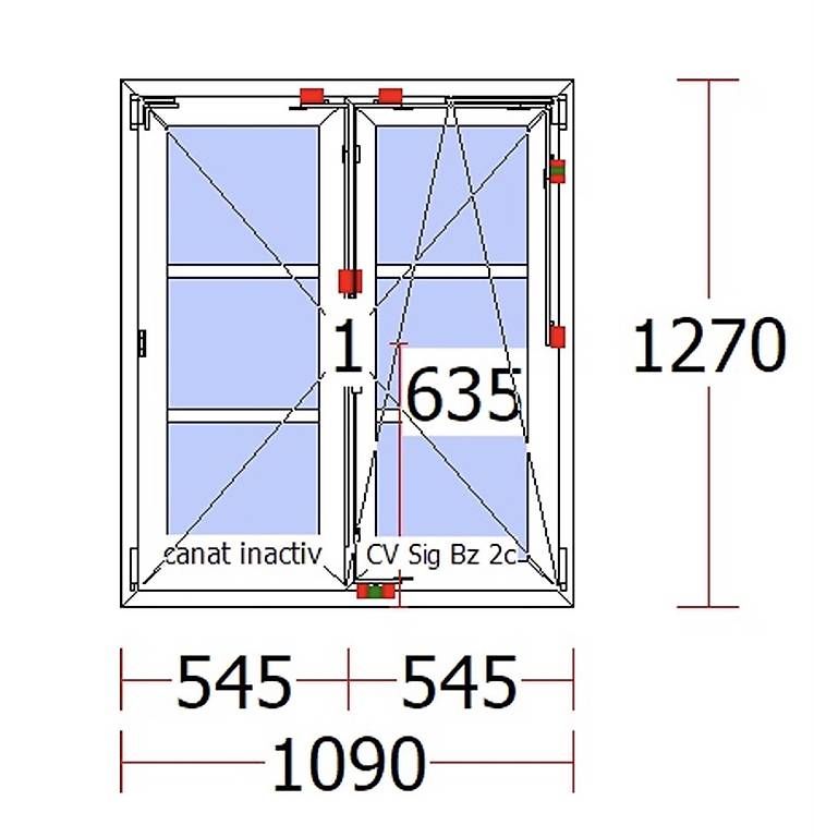 Fenêtres: VEKA Kunststoff Fenster 1090x1270 – D'occasion à Herdern par Bettina_st 1