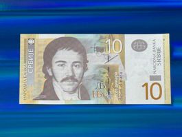 Belgrad 2013 - Serbien - 10 Dinara UNC