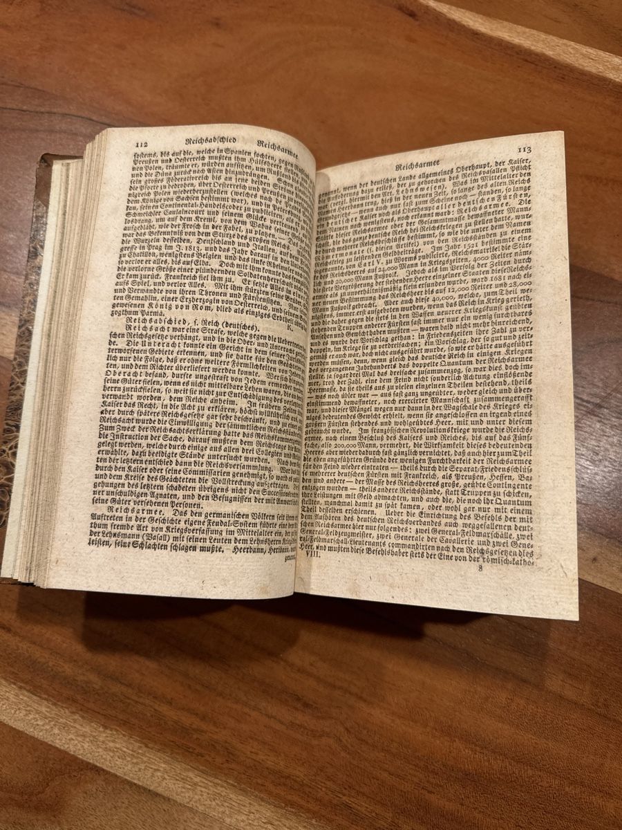 Bücher: Konversationslexikon Brockhaus von 1818 – Gebraucht aus Buttikon SZ von Micha1307 5