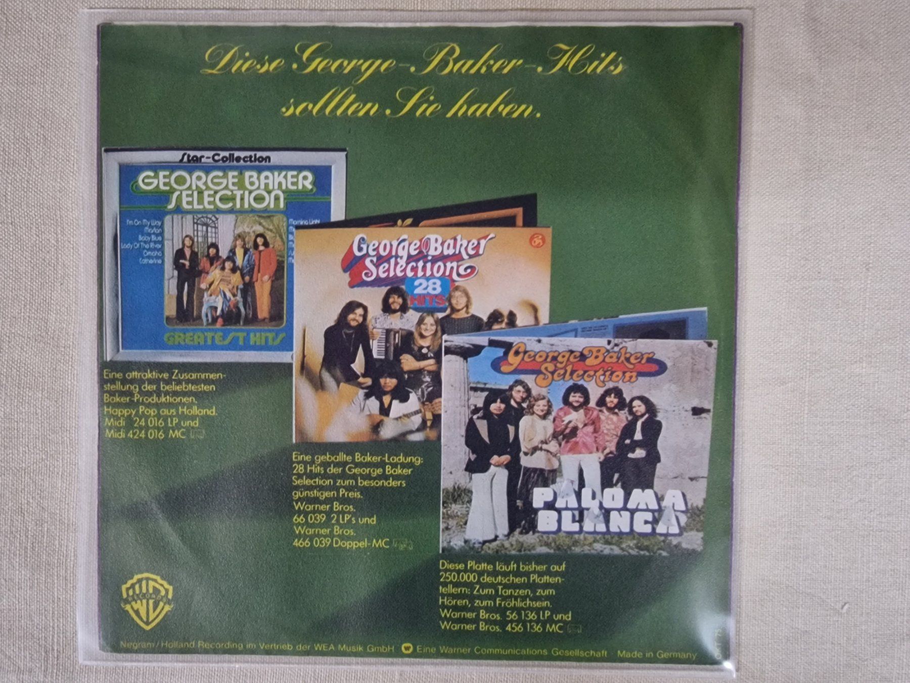 Schallplatten: George Baker Selection Single – Morning Sky – Gebraucht aus Root von atelier22 1