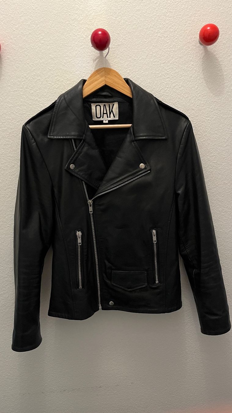 Jacken: Biker-Lederjacke (Echtleder) Schwarz – Gebraucht aus Zürich von cav_r75s