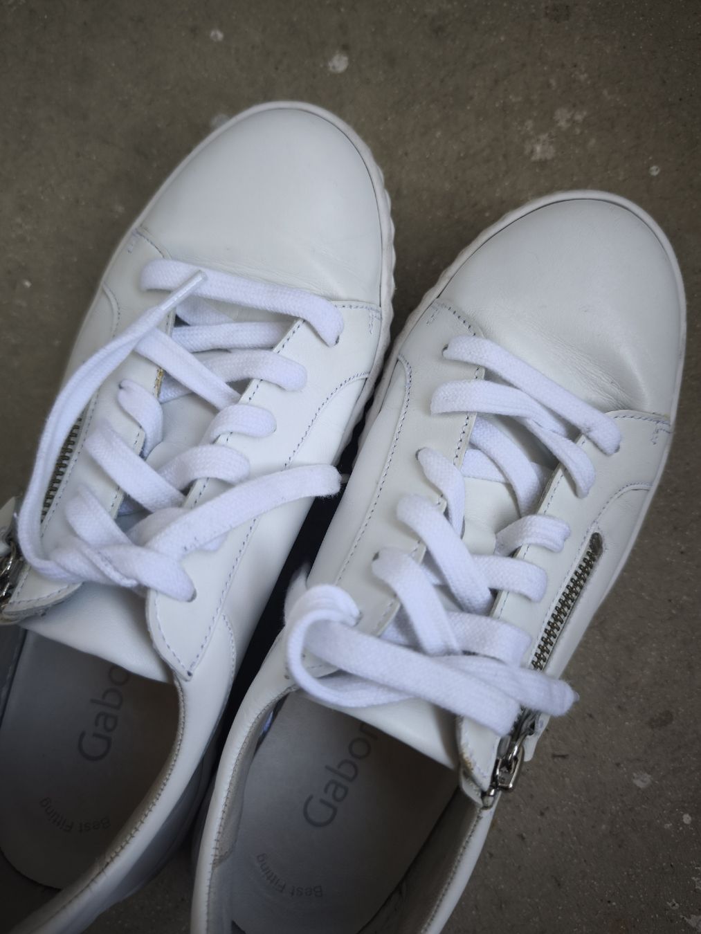 Gabor Chaussures femmes: Gabor Sneakers Leather White, 40 – D'occasion à Sursee par Re.joy 1