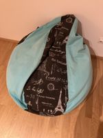 Cooler Sitzsack mit Paris-Motiv.