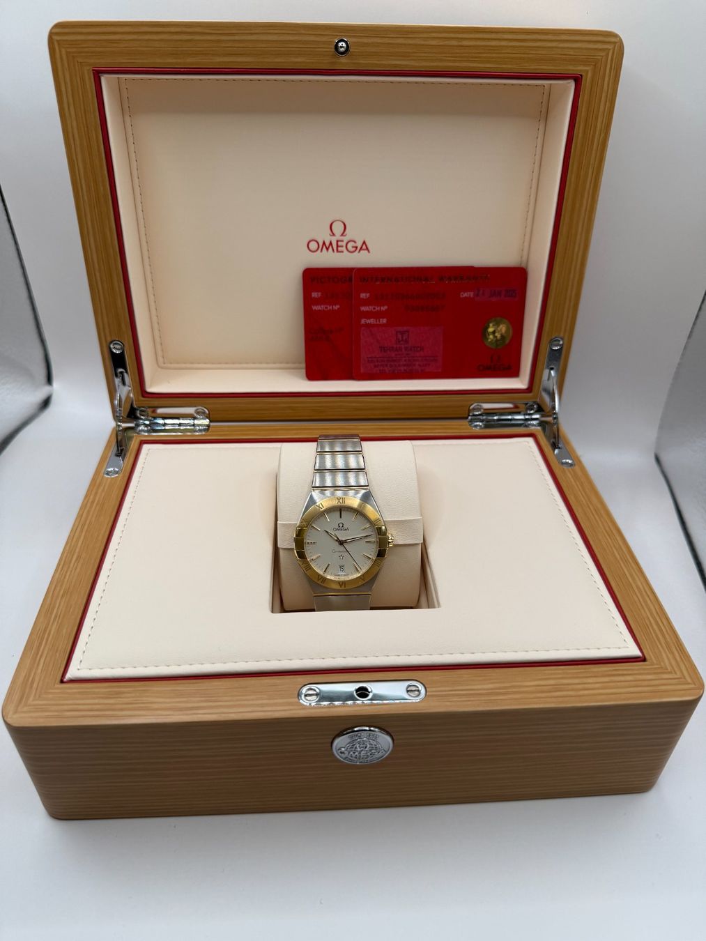 Omega Uhren: Omega Constellation 36 mm Or & Acier – Gebraucht aus Bottens von Evergold.ch 3