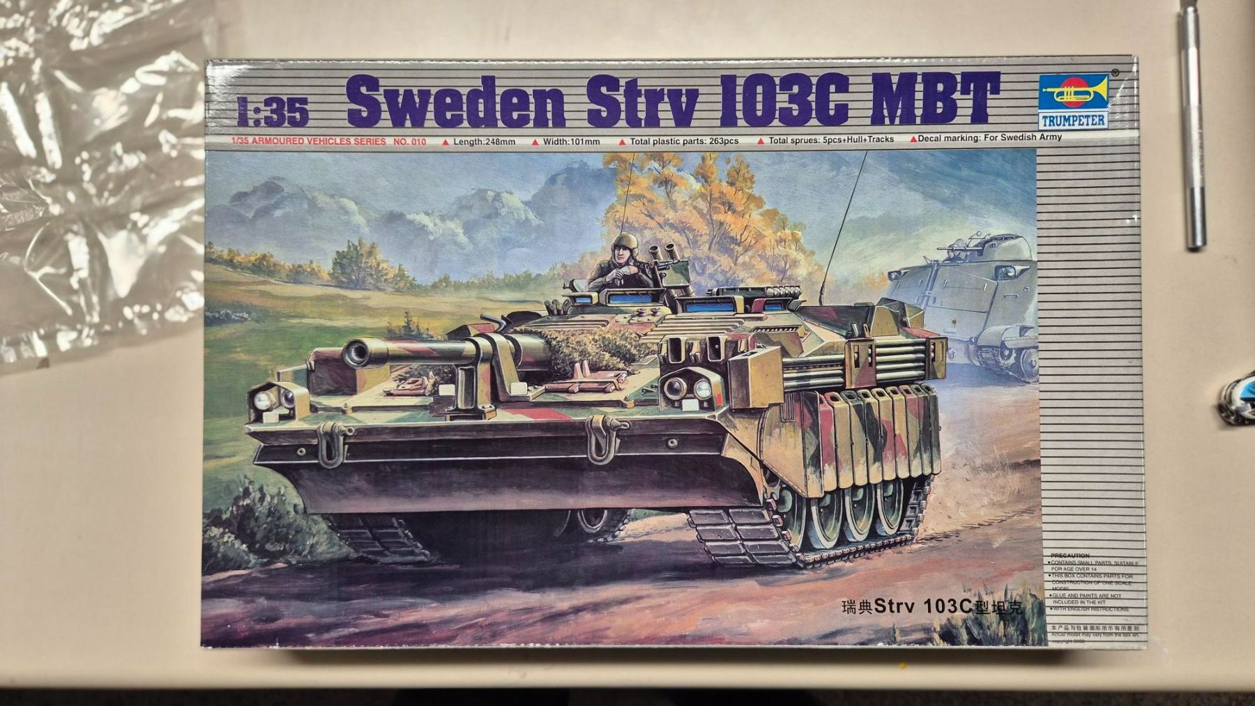 Kit di modellismo & Modellini statici: Schweden STRV 103C MTB – Nuovo e nell'imballaggio originale da Wettingen venduto da Mmarb