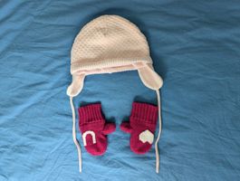 Mütze und handschuhe 1-2 Jahre
