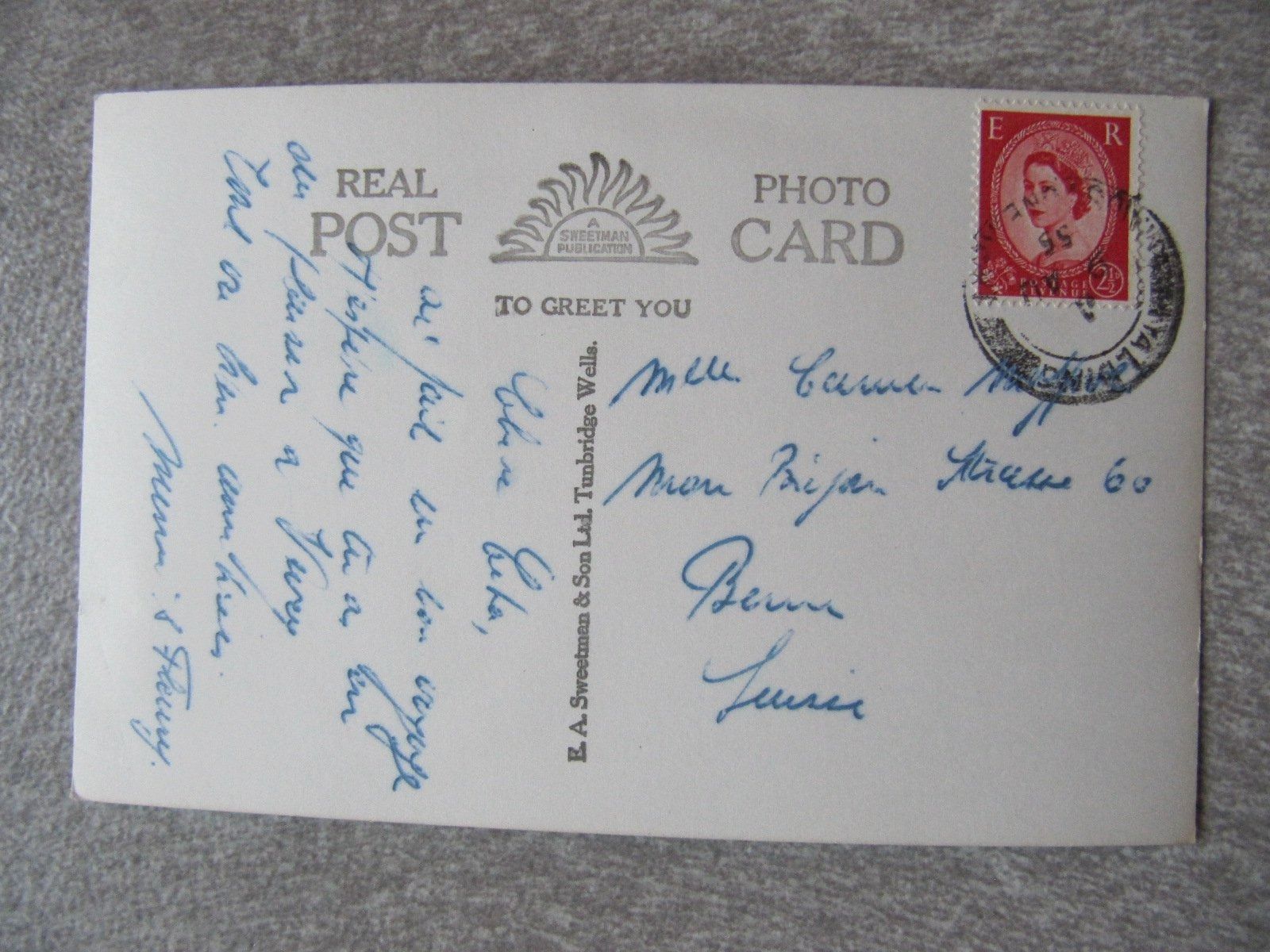 Cartoline postali: Postkarten yalding - Angleterre - England VINTAGE – Usato da Arbedo venduto da nadia1973 1