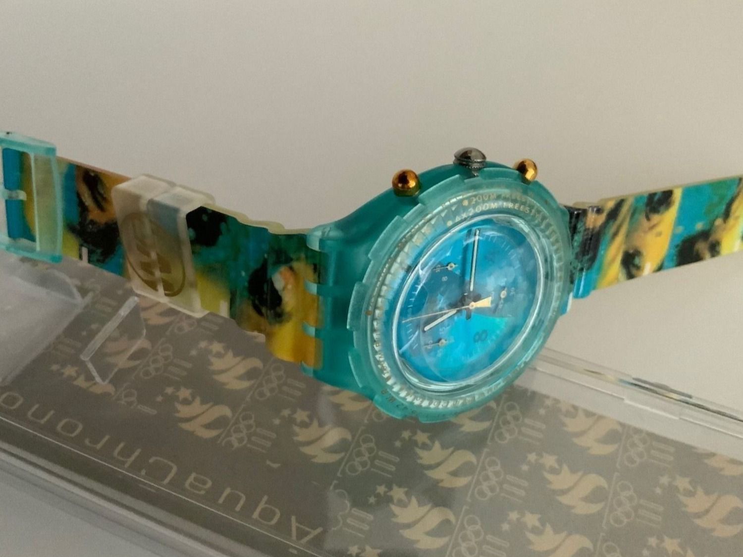 Swatch Orologi: MARK SPITZ Swatch OLYMPIA - ungetragen - VINTAGE – Nuovo e nell'imballaggio originale da Wettswil venduto da rotonda 1
