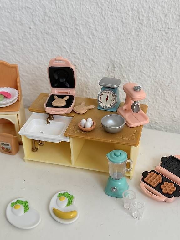 Sylvanian families Case e mobili per bambole: Sylvanian Küchen Set mit viel Zubehör – Usato da Gümligen venduto da Sally777 1
