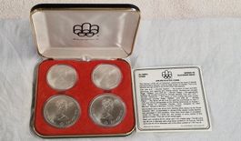 Olympische Silbermünzen Montreal ,Canada 1976