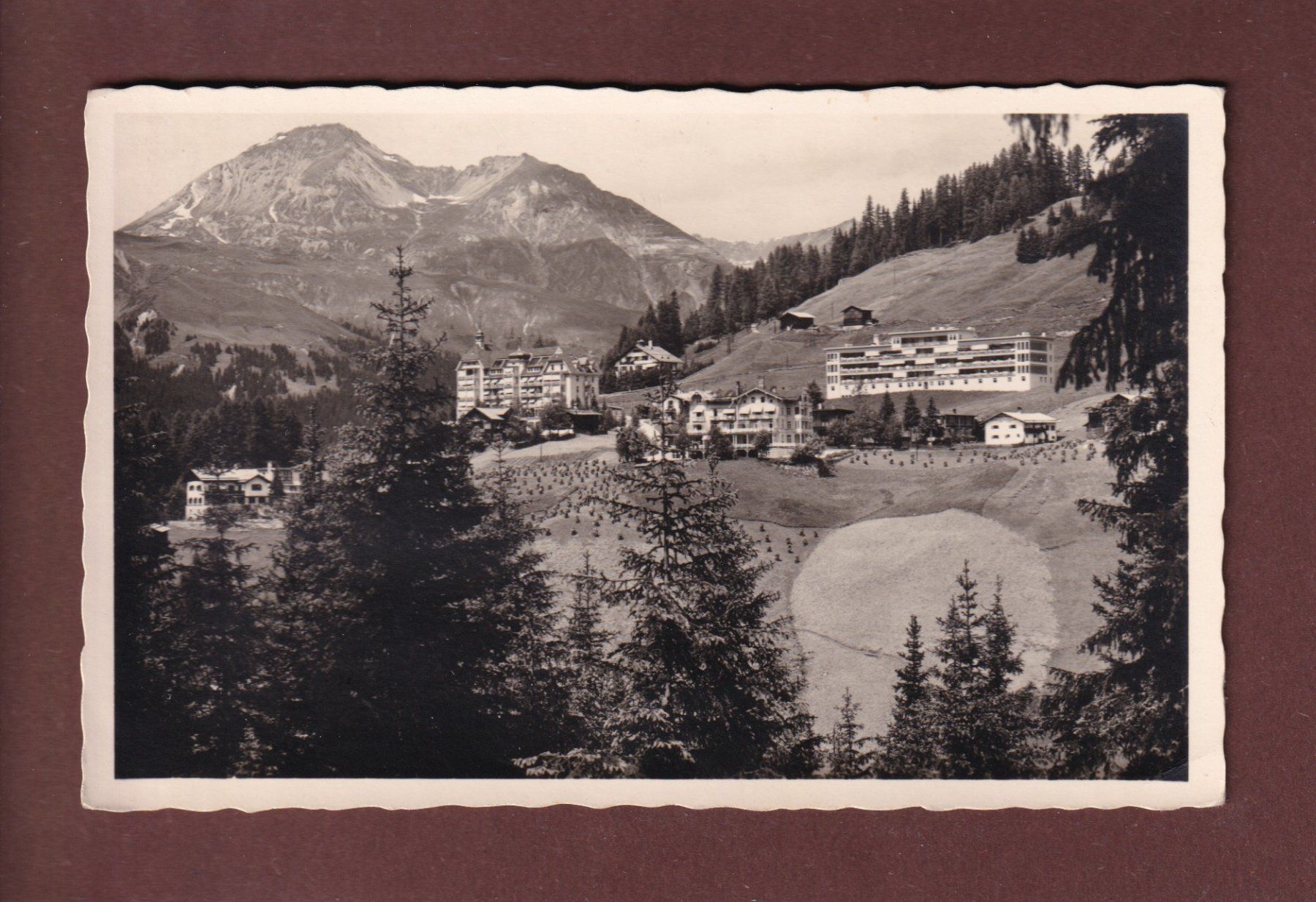 Cartoline postali: Davos - CLAVADEL - 1941 – Usato da Pully venduto da nicecards