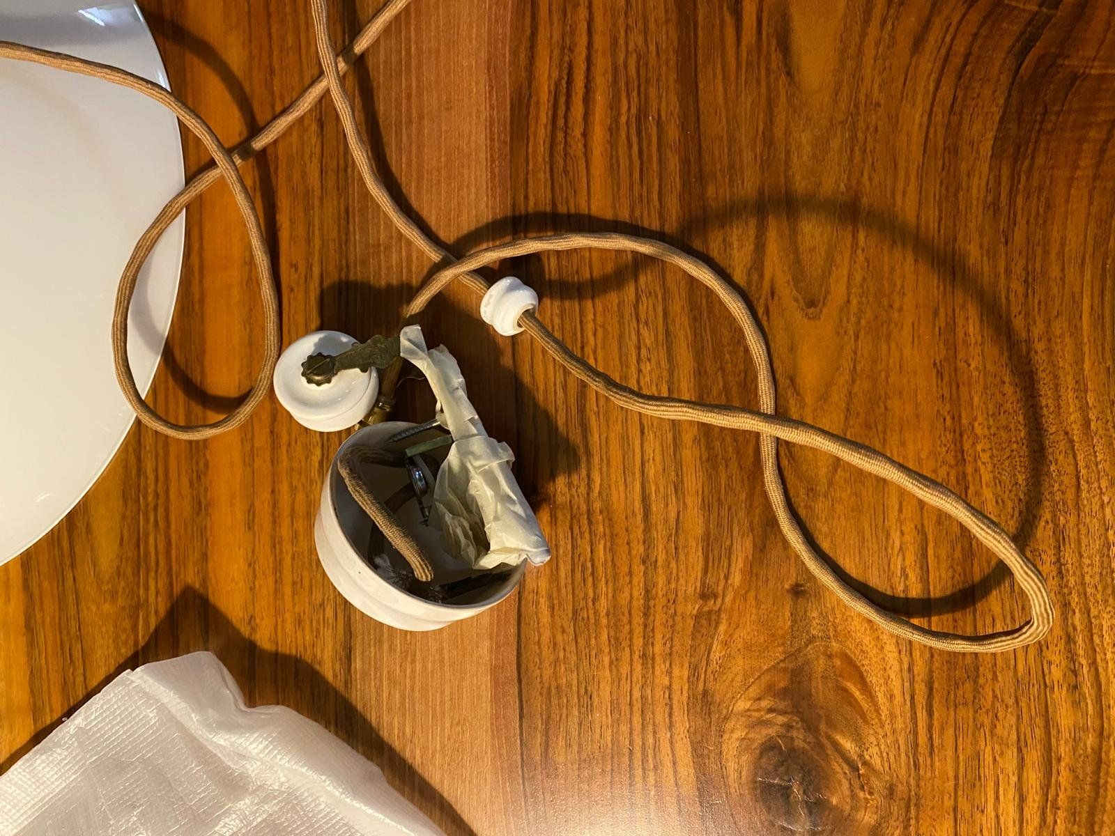 Lampade: Lampada a sospensione con contrappeso – Usato da Ascona venduto da zfi_rpp2 5