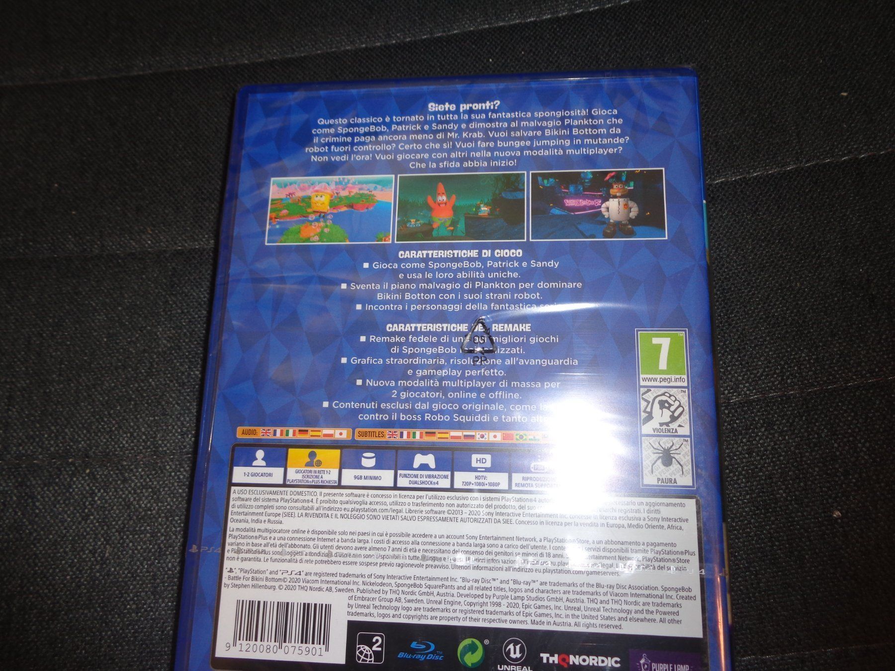 Nintendo Spiele: Spongebob Battle for Bikini Bottom Rehydrated PS4 NEUWARE – Neu und originalverpackt aus Olten von Disc-Ausverkauf 1