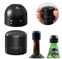 NEUER Verschluss schwarz für Champagnerflasche - 223384