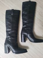 Bottes noires en cuir Bronx T. 40