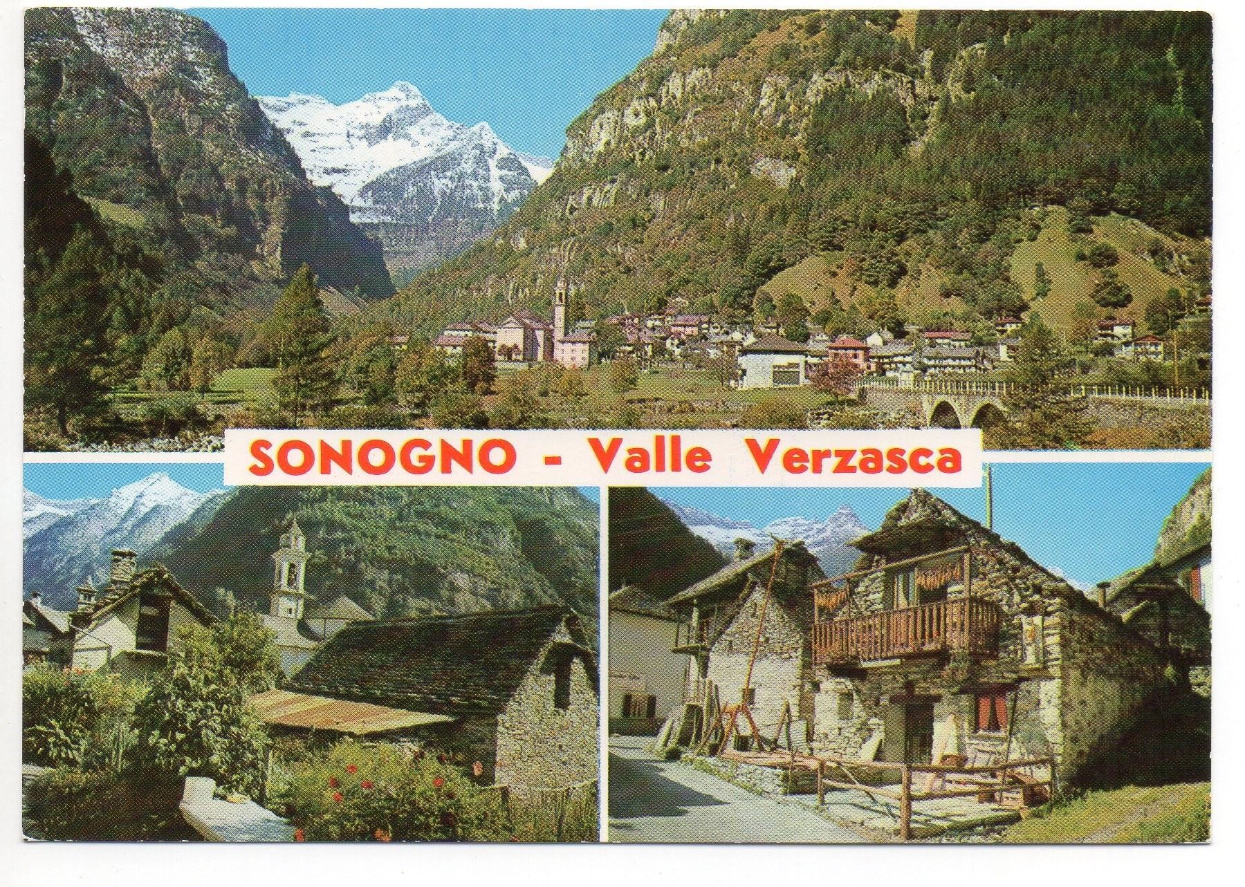 Cartoline postali: SONOGNO Valle Verzasca – Usato da Jona venduto da philajona