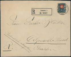 1921 - Pro Juventute - Brief - EF
