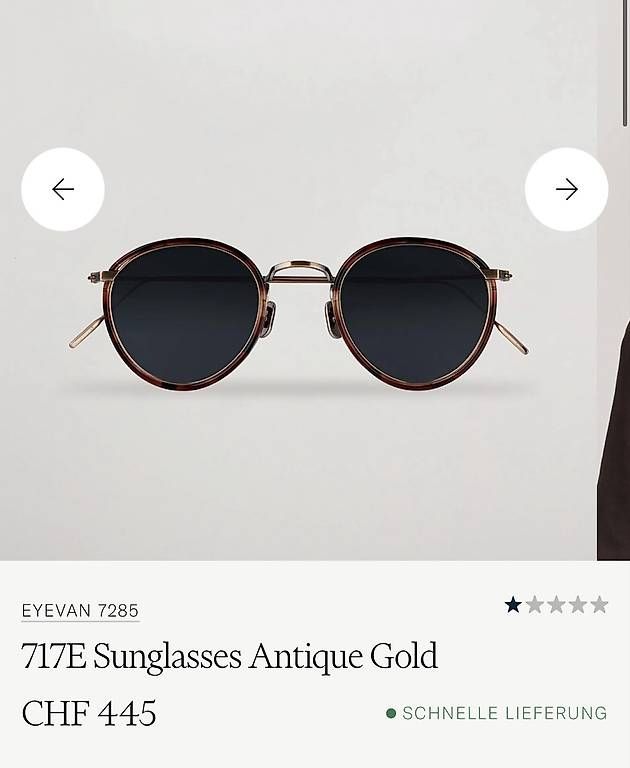 Brillen & Gläser: EYEVAN7285 717 Sonnenbrille – Neu und originalverpackt aus Volketswil von oli_l2zq 4